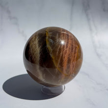 Load image into Gallery viewer, Peach Moonstone Sphere 02
