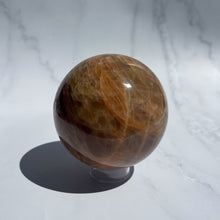 Load image into Gallery viewer, Peach Moonstone Sphere 03
