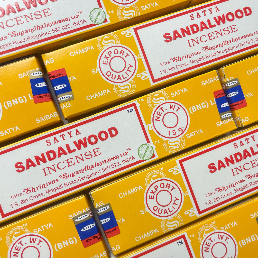 SANDALWOOD Satya Incense