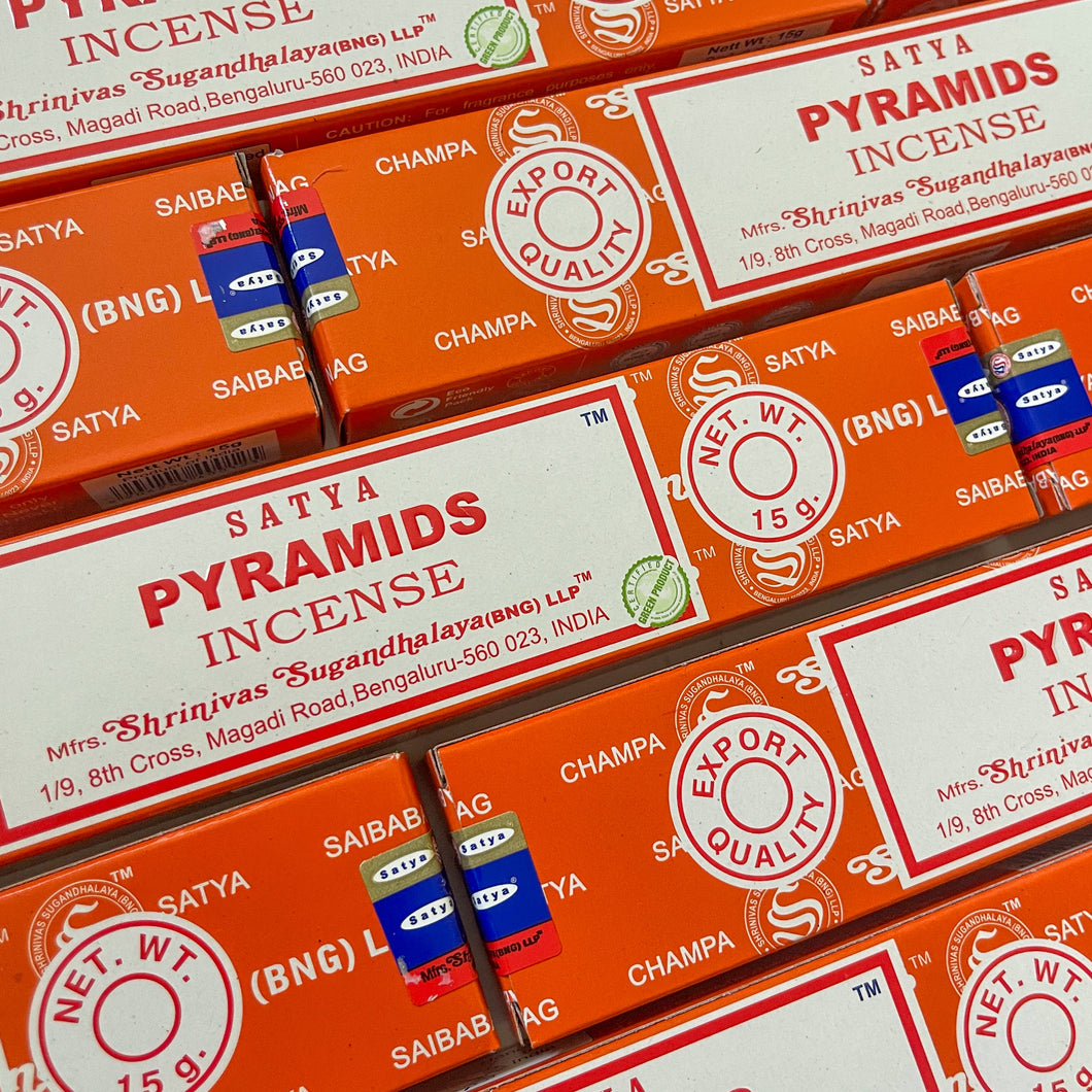 PYRAMIDS Satya Incense