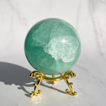 Load image into Gallery viewer, Green Fluorite Sphere - Light
