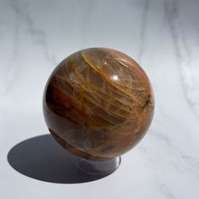 Load image into Gallery viewer, Peach Moonstone Sphere 02
