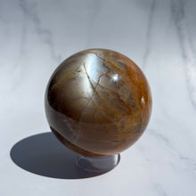 Load image into Gallery viewer, Peach Moonstone Sphere 02
