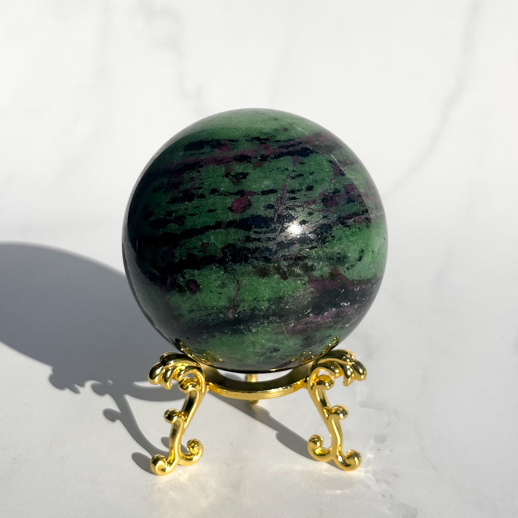 Ruby Zoisite Sphere