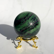 Load image into Gallery viewer, Ruby Zoisite Sphere
