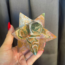 Load image into Gallery viewer, Ocean Jasper 12point Star 02
