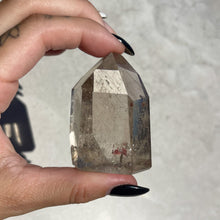 Load image into Gallery viewer, Rutile Quartz Tower with Manifestation Crystal
